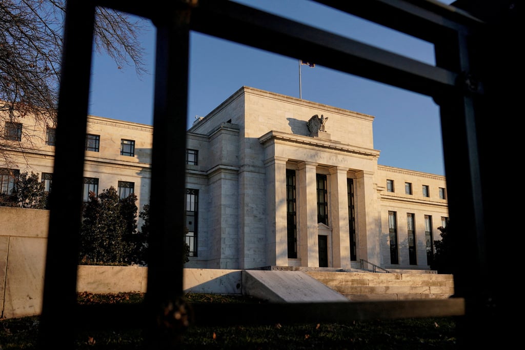 The US Federal Reserve building is seen in Washington in January 2022. Photo: Reuters