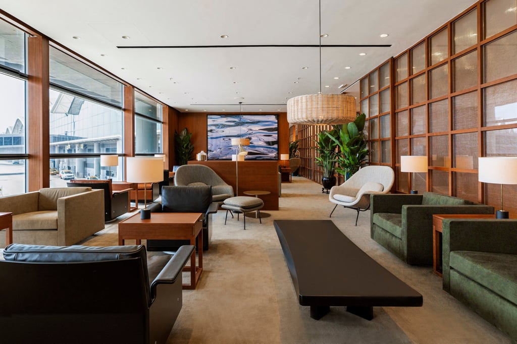 Cathay Pacific’s revamped lounge The Bridge, located at Hong Kong International Airport. Photo: Cathay Pacific