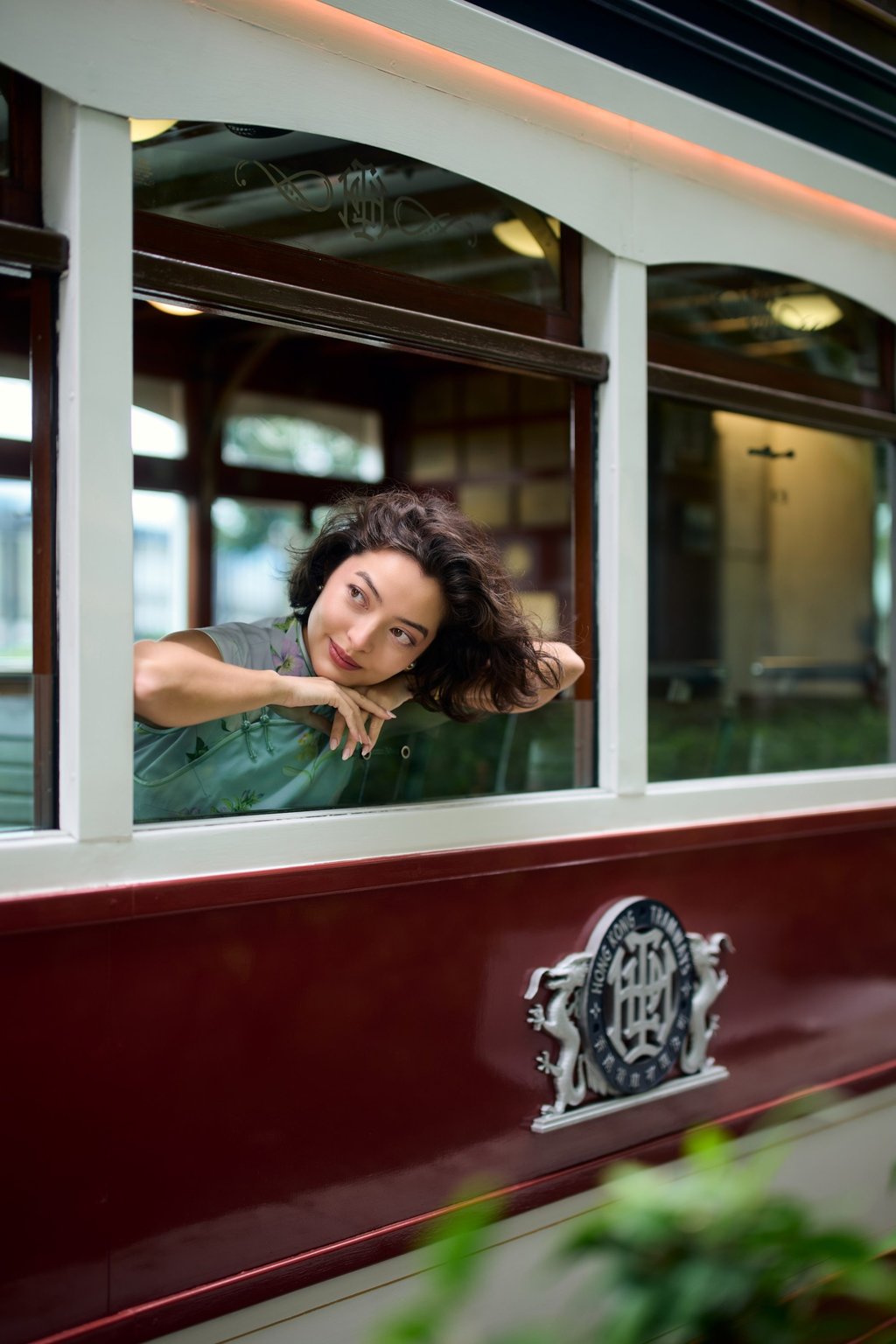 The qipao tour takes passengers through Hong Kong streets in an open-top tram. Photo: courtesy Lanson Place The qipao tour takes passengers through Hong Kong streets in an open-top tram. Photo: courtesy Lanson Place
