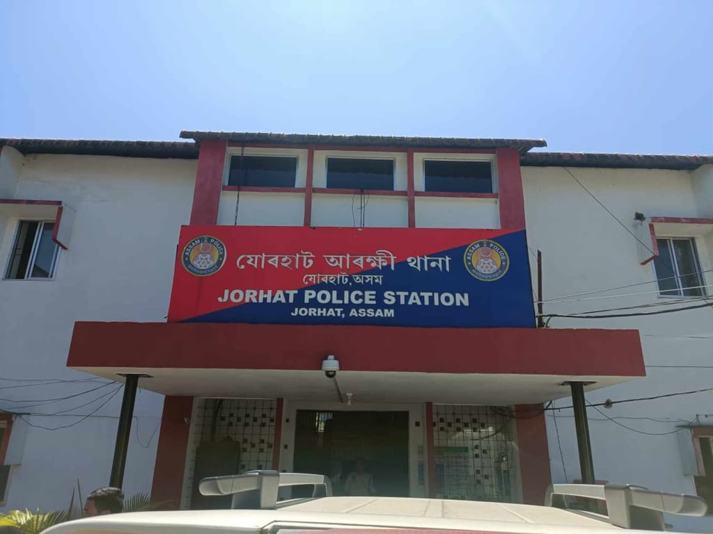 Jorhat Police Station in Assam. Photo: X/DIR_VAC_ASSAM
