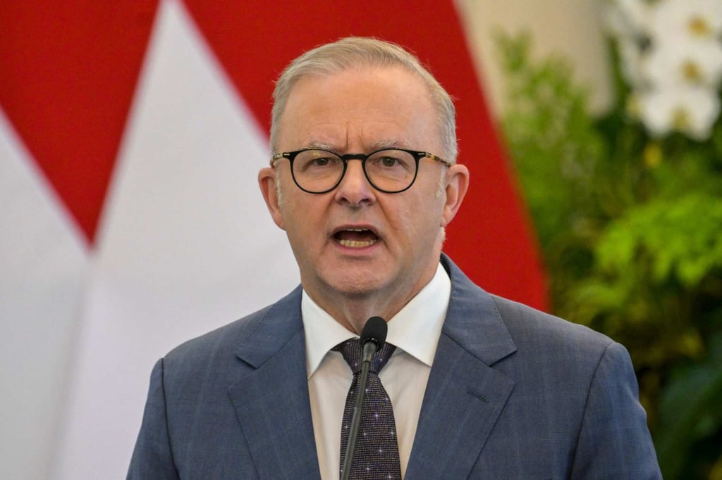 Australian Prime Minister Anthony Albanese pictured in Jakarta last month. Photo: AFP