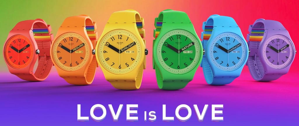 Swatch LGBTQ Pride watches were seized in Malaysia in 2023. Photo: Swatch Swatch LGBTQ Pride watches were seized in Malaysia in 2023. Photo: Swatch