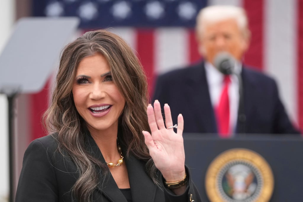 US Homeland Security Secretary Kristi Noem. File photo: AP