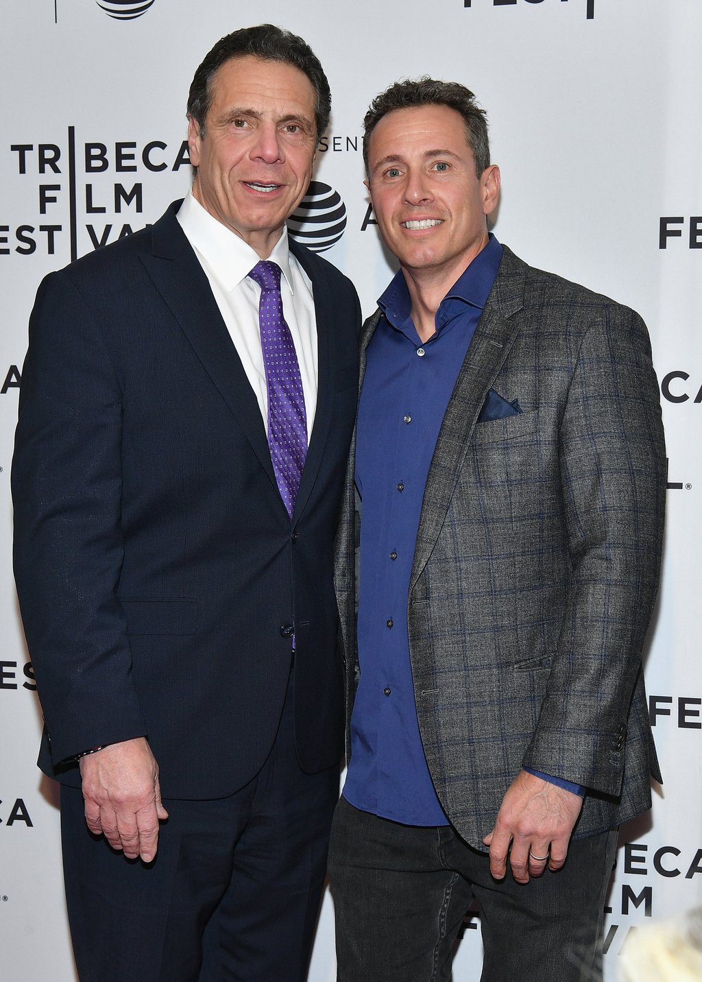 Andrew Cuomo and Chris Cuomo in 2018. Photo: Getty Images