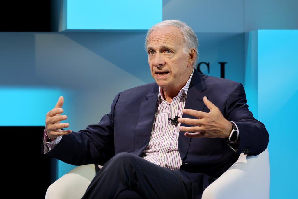 Bridgewater Associates’ founder Ray Dalio pictured in May 2024. Photo: Getty Images Bridgewater Associates’ founder Ray Dalio pictured in May 2024. Photo: Getty Images