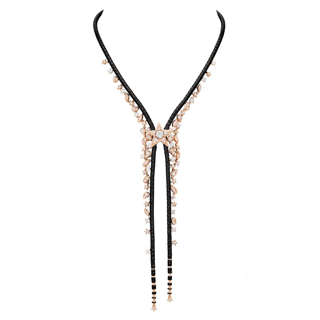The Take My Breath Away necklace in pink gold, white gold and natural polished diamonds. Photo: Handout
