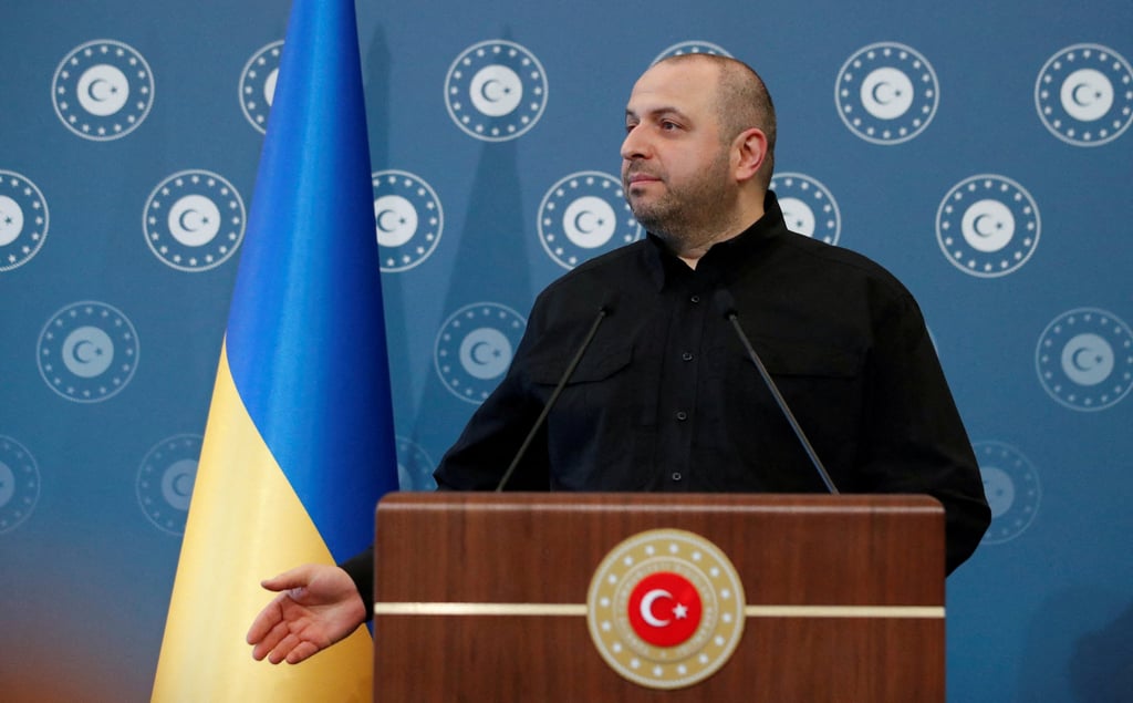 Ukrainian Defence Minister Rustem Umerov, who headed Kyiv’s delegation. Photo: Reuters