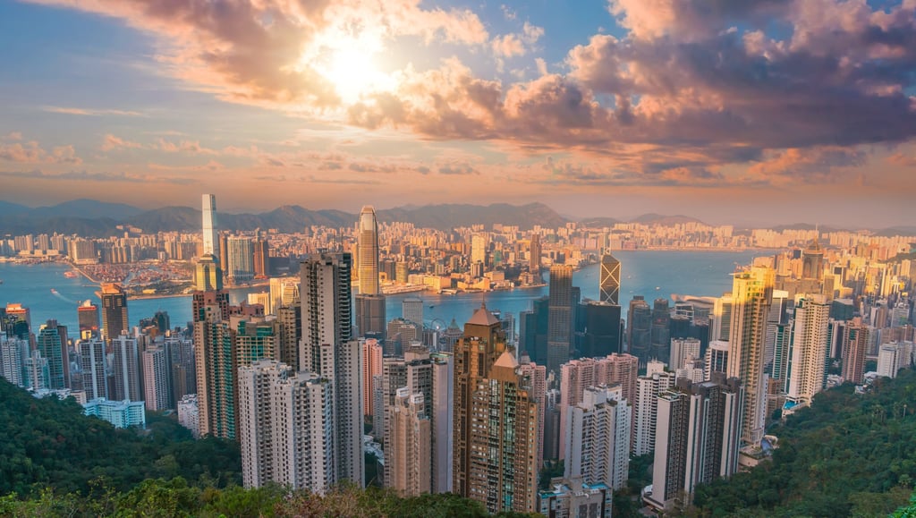 A bird’s-eye view of Hong Kong from Victoria Peak. Photo: Shutterstock A bird’s-eye view of Hong Kong from Victoria Peak. Photo: Shutterstock