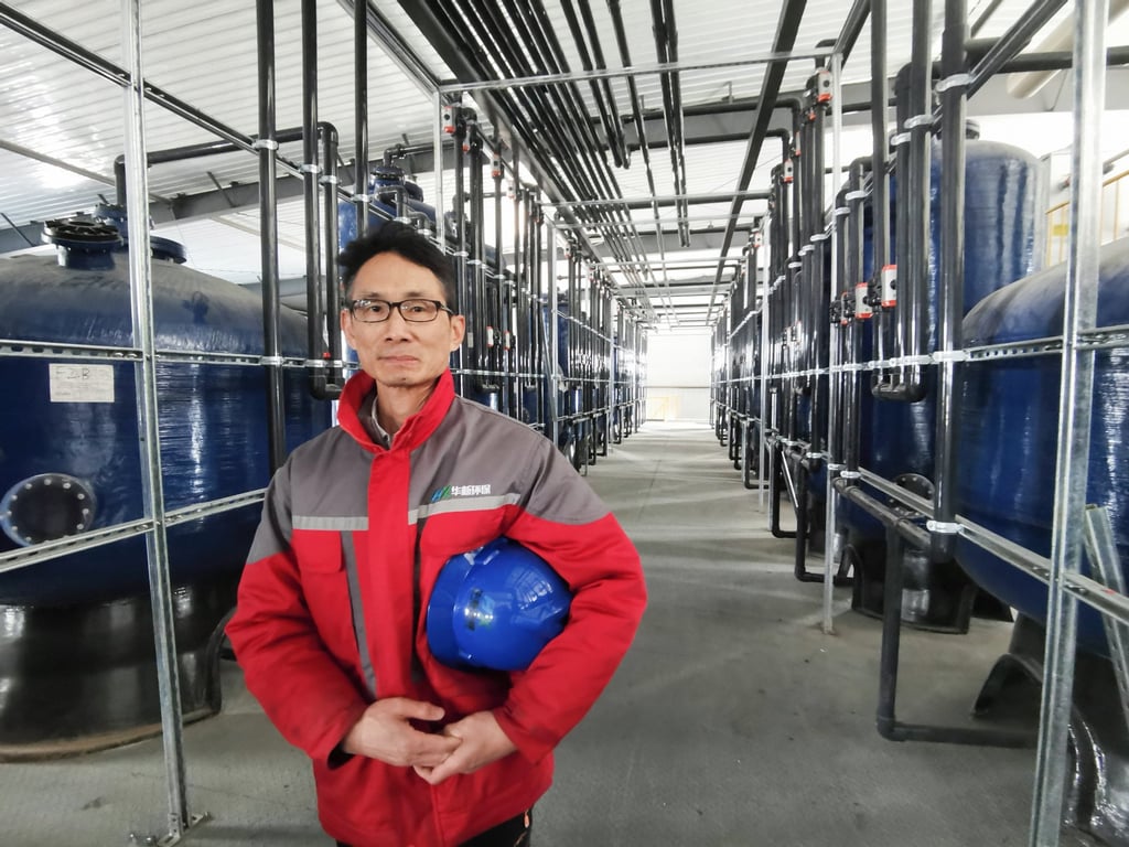 Achelous Pure Metal founder and technical director Alan Wong at a joint venture recycling plant in the Inner Mongolia autonomous region. Photo: Handout Achelous Pure Metal founder and technical director Alan Wong at a joint venture recycling plant in the Inner Mongolia autonomous region. Photo: Handout