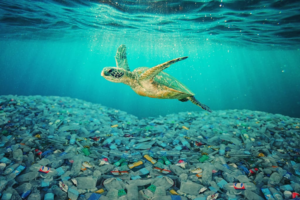 Increasing levels of plastic pollution have led to plastic breaking down into tiny shards called microplastics and nanoplastics that are eaten by animals and pass into the human food chain. Photo: Shutterstock