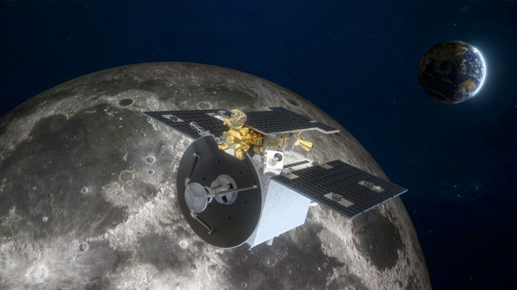 A rendering of a Tiandu test satellite. Photo: Deep Space Exploration Laboratory A rendering of a Tiandu test satellite. Photo: Deep Space Exploration Laboratory