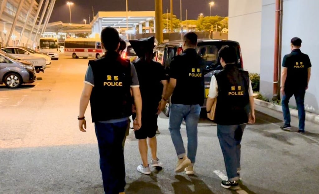 Hong Kong police have taken custody of the suspect. Photo: HKPF Hong Kong police have taken custody of the suspect. Photo: HKPF
