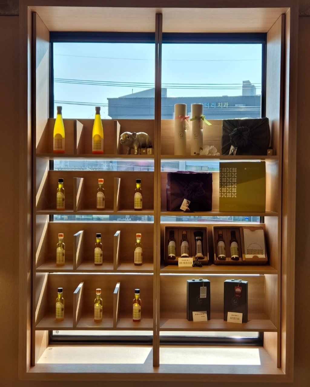 A display of perilla oil products at Okhee Mill. Photo: @okhee_mill/Instagram A display of perilla oil products at Okhee Mill. Photo: @okhee_mill/Instagram