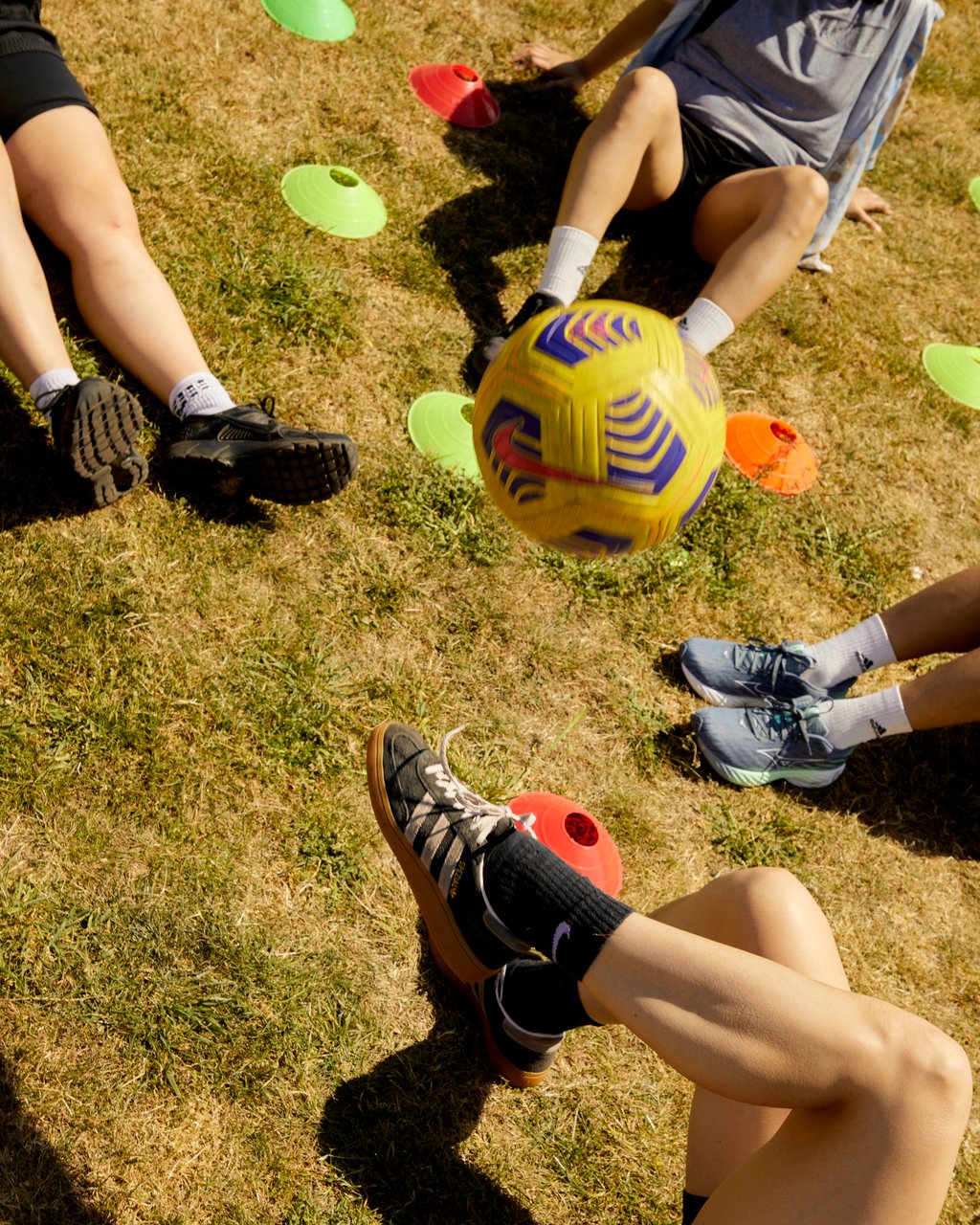 Baes FC offers a space for women, trans and non-binary people of Asian heritage to play football. Photo: Bella Galliano - Hale Baes FC offers a space for women, trans and non-binary people of Asian heritage to play football. Photo: Bella Galliano - Hale