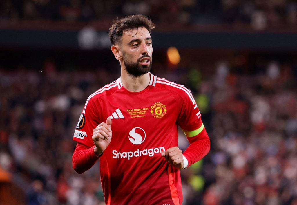 Manchester United’s Bruno Fernandes turned down a move to Al-Hilal. Photo: Reuters