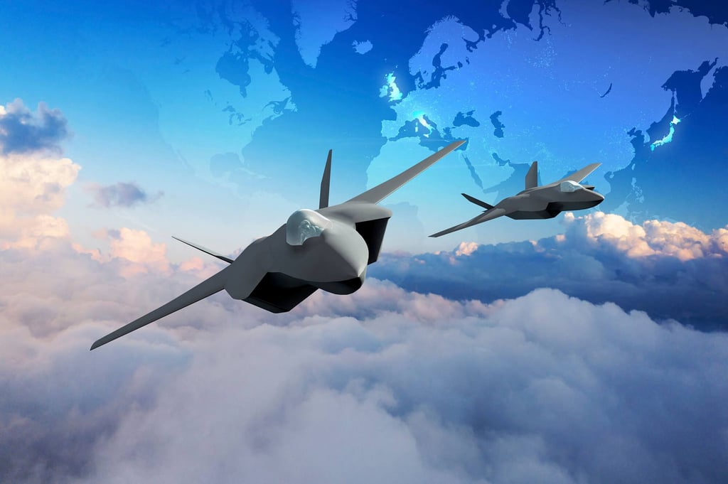 An artist’s impression of the GCAP fighter released in 2022. Photo: UK Prime Minister’s Office / AFP An artist’s impression of the GCAP fighter released in 2022. Photo: UK Prime Minister’s Office / AFP