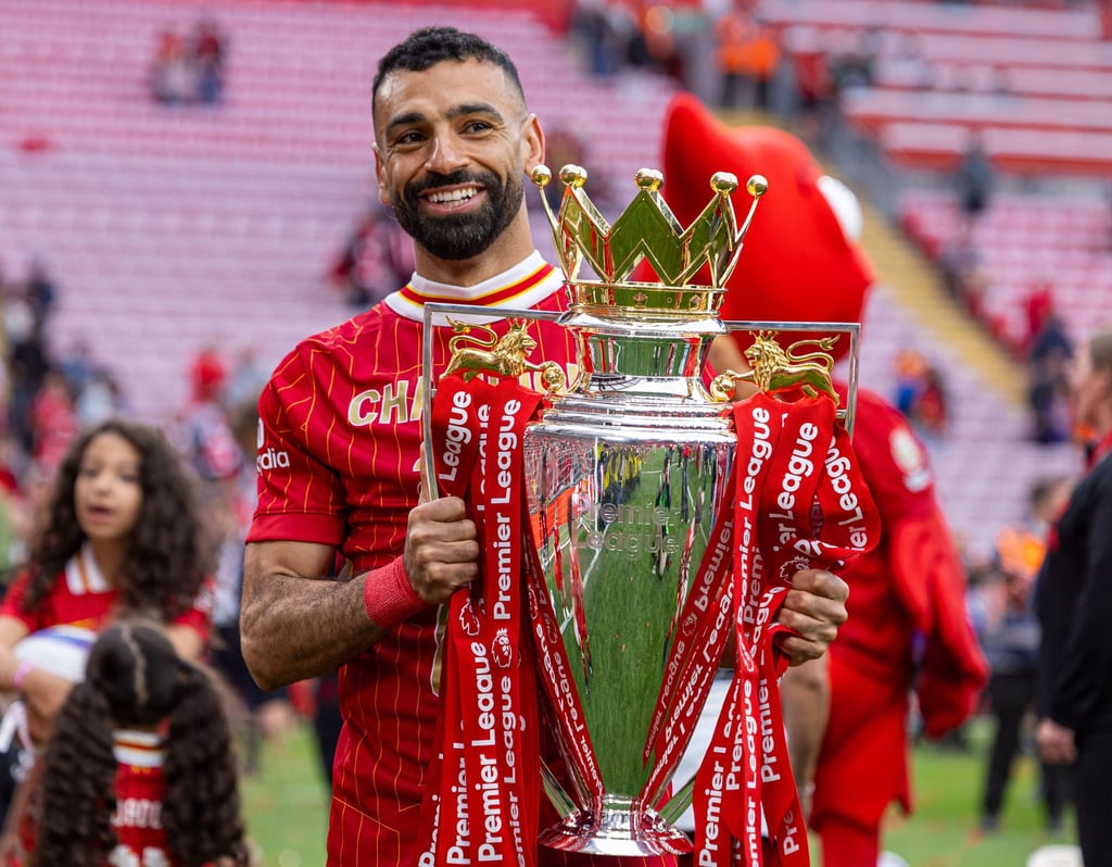 Footballer Mo Salah has a strong wrist game. Photo: Xinhua Footballer Mo Salah has a strong wrist game. Photo: Xinhua