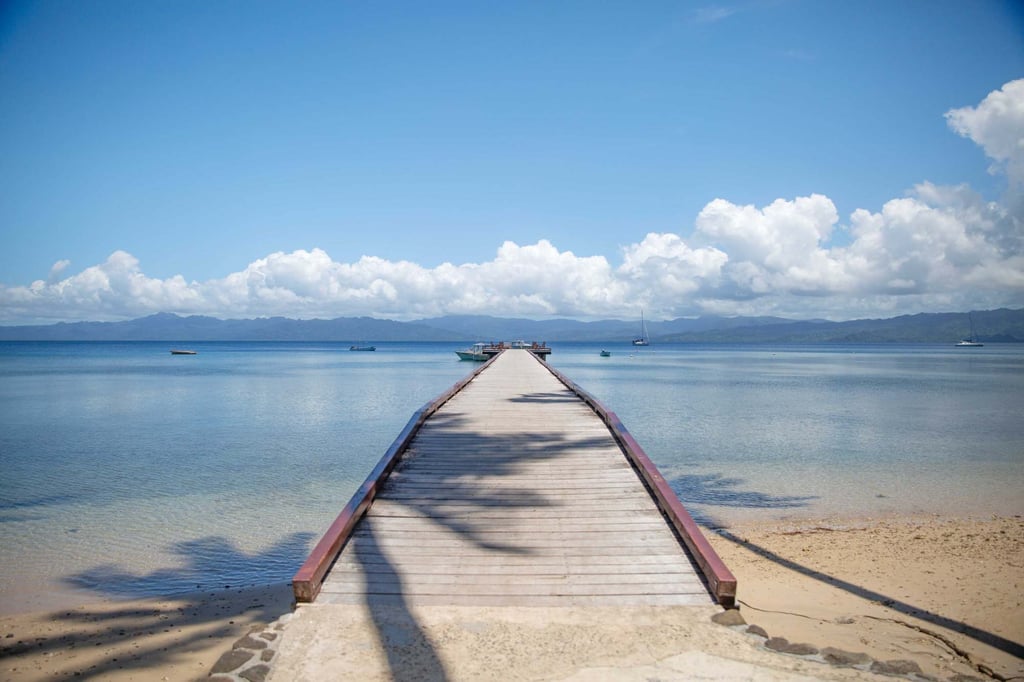Snorkelling sites are a quick speedboat ride away from the resort’s pier. Photo: Jean-Michel Cousteau Resort