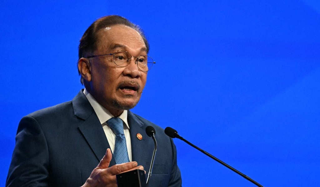 Malaysia’s Prime Minister Anwar Ibrahim’s administration imposed mandatory licensing for social media platforms in January. Photo: AFP Malaysia’s Prime Minister Anwar Ibrahim’s administration imposed mandatory licensing for social media platforms in January. Photo: AFP