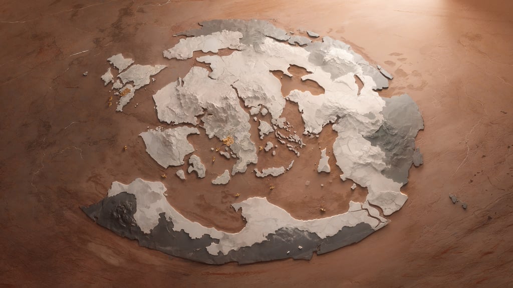 The “world” map from Anno 117: Pax Romana. Photo: Ubisoft The “world” map from Anno 117: Pax Romana. Photo: Ubisoft
