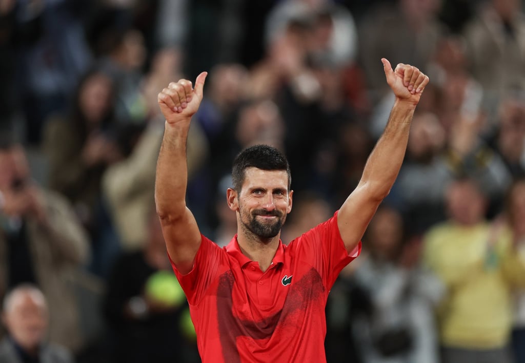 Novak Djokovic lost his semi-final against Jannik Sinner in straight sets. Photo: Xinhua