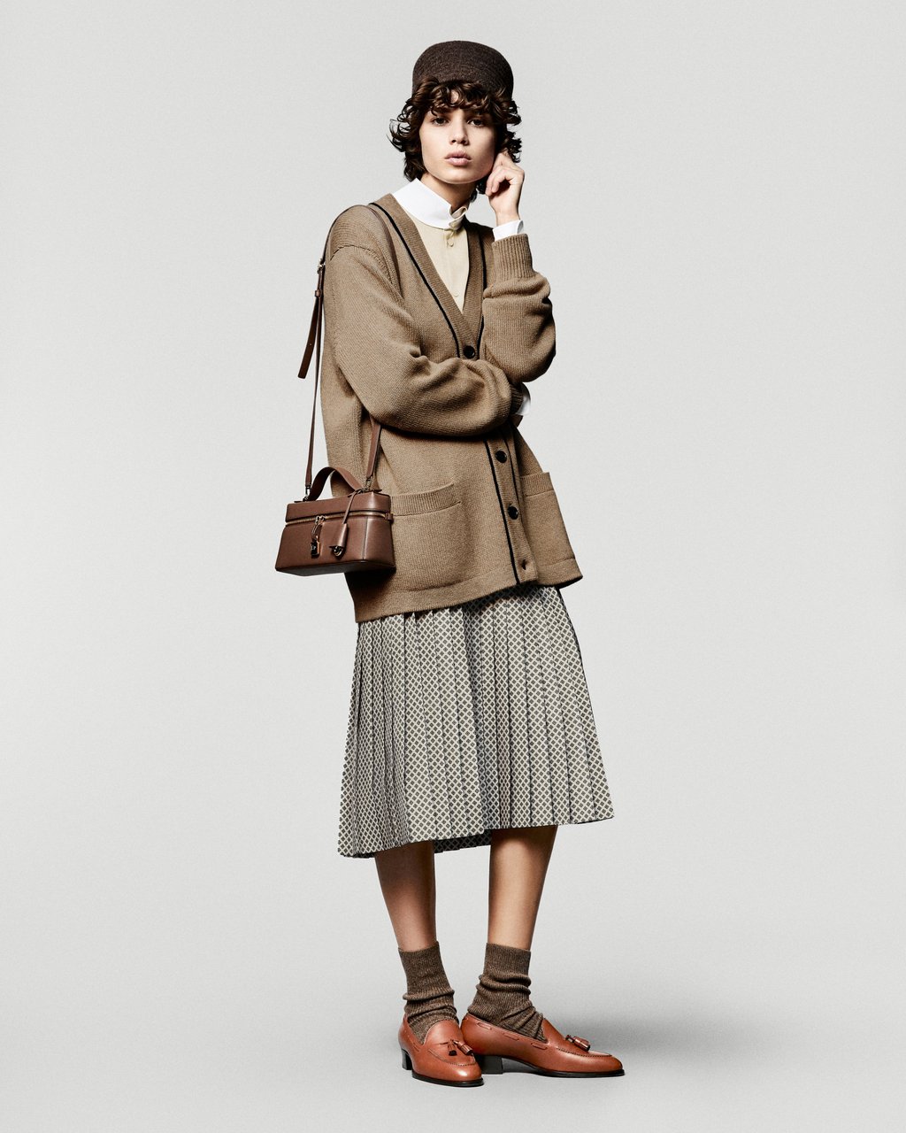 Classic styling: a look from the Loro Piana autumn/winter 2025-26 women’s collection. Photo: Handout