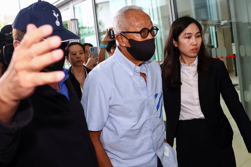 Malaysian property tycoon Ong Beng Seng arrives at the state court in Singapore on October 4, 2024. Photo: Reuters
