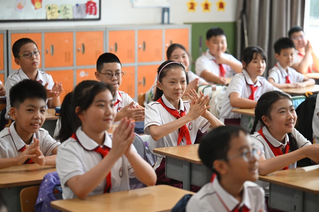 Students attend a class at a primary school in Tianjin on September 1, 2024. Photo: Xinhua Students attend a class at a primary school in Tianjin on September 1, 2024. Photo: Xinhua