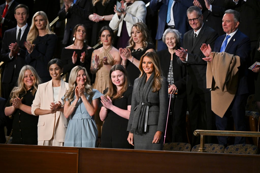 Melania Trump in March, before President Trump addresses a joint session of Congress. Photo: Getty Images Melania Trump in March, before President Trump addresses a joint session of Congress. Photo: Getty Images