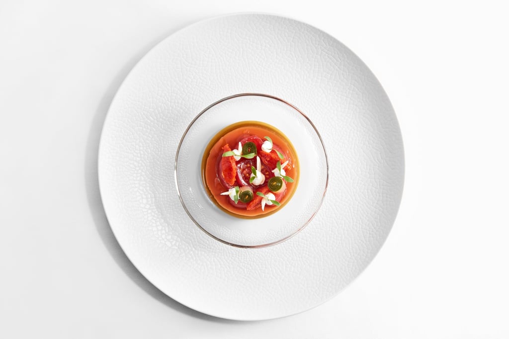 Tomatoes from France’s Loire Valley, used in a dish at Caprice. Photo: Handout Tomatoes from France’s Loire Valley, used in a dish at Caprice. Photo: Handout