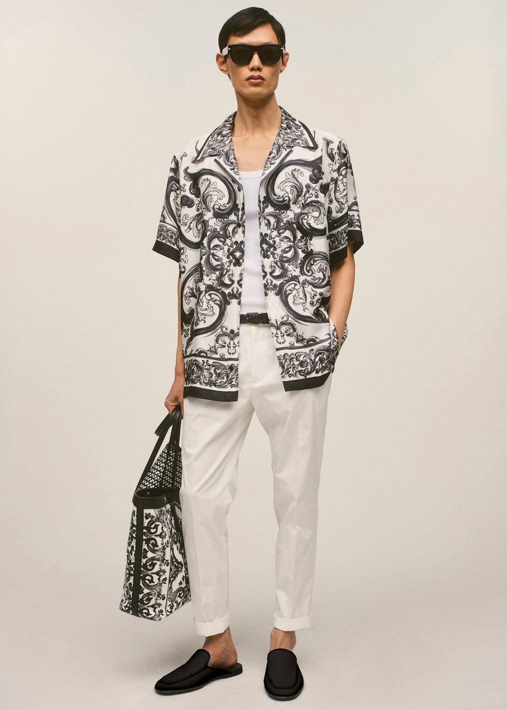Dolce & Gabbana incorporates majolica print in its pre-fall 2025 collection. Photo: Handout Dolce & Gabbana incorporates majolica print in its pre-fall 2025 collection. Photo: Handout