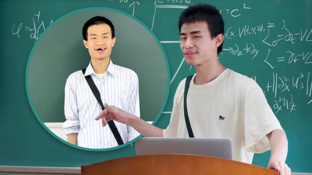 Chinese maths prodigy Wei Dongyi has launched his first social media account, as his family believes it will help him connect better with the outside world. Photo: SCMP composite/Weibo/Douyin Chinese maths prodigy Wei Dongyi has launched his first social media account, as his family believes it will help him connect better with the outside world. Photo: SCMP composite/Weibo/Douyin