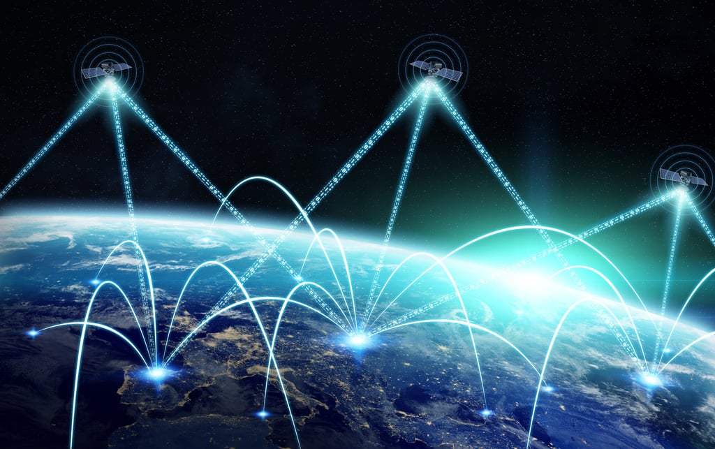 Network and satellite data exchange over planet earth in space 3D rendering elements of this image furnished by NASA. Photo: Shutterstock Network and satellite data exchange over planet earth in space 3D rendering elements of this image furnished by NASA. Photo: Shutterstock