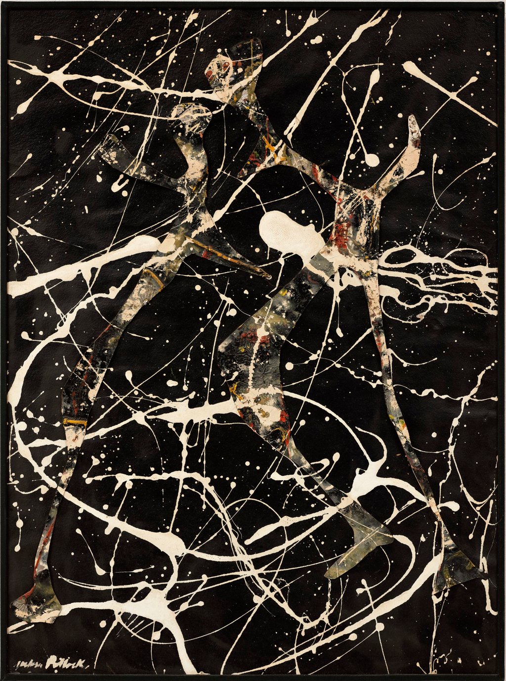 An untitled work by Jackson Pollock. Photo: Handout An untitled work by Jackson Pollock. Photo: Handout