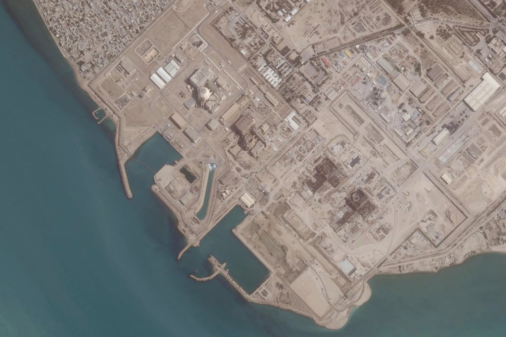 This satellite photo shows Iran’s Bushehr nuclear plant. Photo: Planet Labs PBC via AP This satellite photo shows Iran’s Bushehr nuclear plant. Photo: Planet Labs PBC via AP
