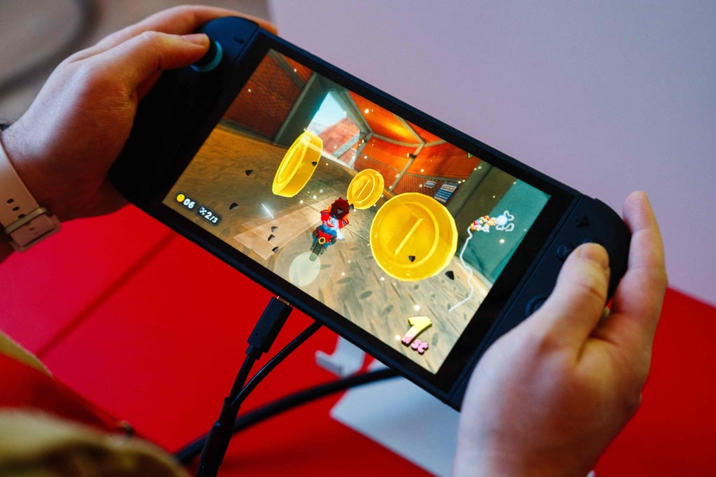 A gamer plays Mario Kart World on the new Nintendo Switch 2 video game console system by Japanese video game company Nintendo. Photo: AFP A gamer plays Mario Kart World on the new Nintendo Switch 2 video game console system by Japanese video game company Nintendo. Photo: AFP