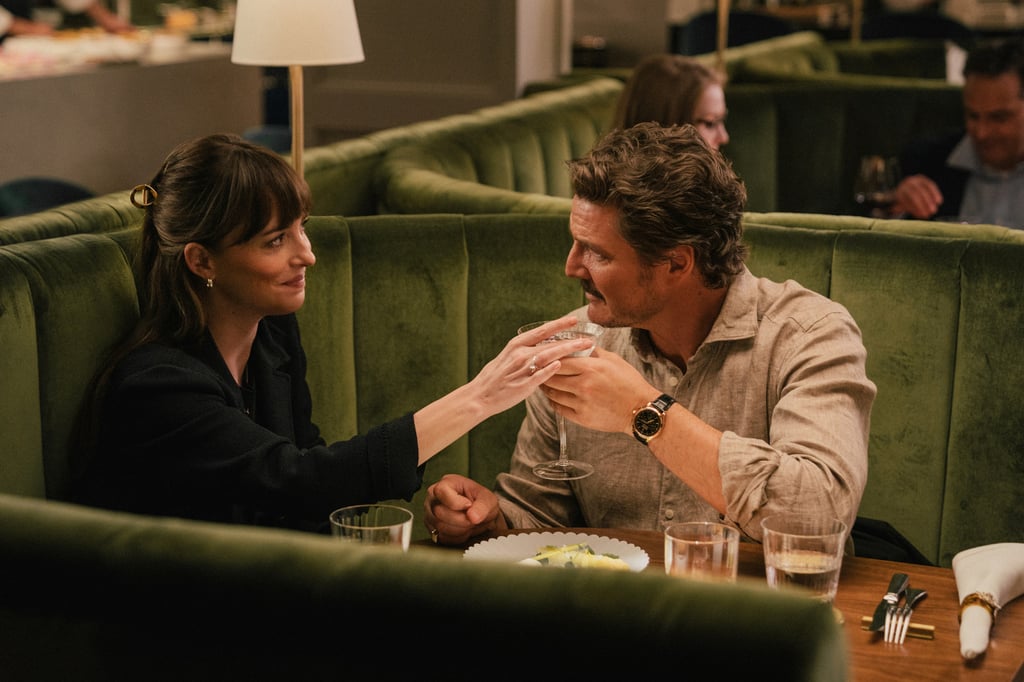 Dakota Johnson and Pedro Pascal in their new movie Materialists. Photo: TNS