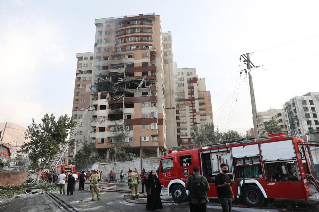 The aftermath of Israeli strikes in Tehran. Photo: West Asia News Agency via Reuters The aftermath of Israeli strikes in Tehran. Photo: West Asia News Agency via Reuters