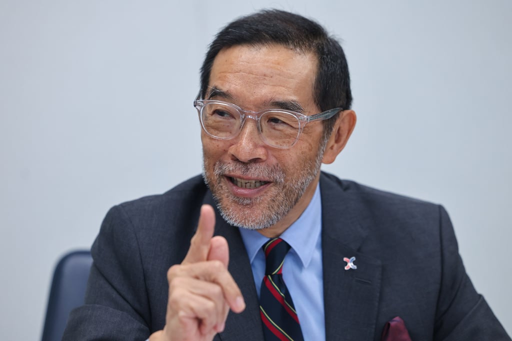 Carlson Tong Ka-shing, chairman of the Hong Kong Exchanges and Clearing Limited (HKEX), during an interview on June 11, 2025. Photo: Edmond So. Carlson Tong Ka-shing, chairman of the Hong Kong Exchanges and Clearing Limited (HKEX), during an interview on June 11, 2025. Photo: Edmond So.