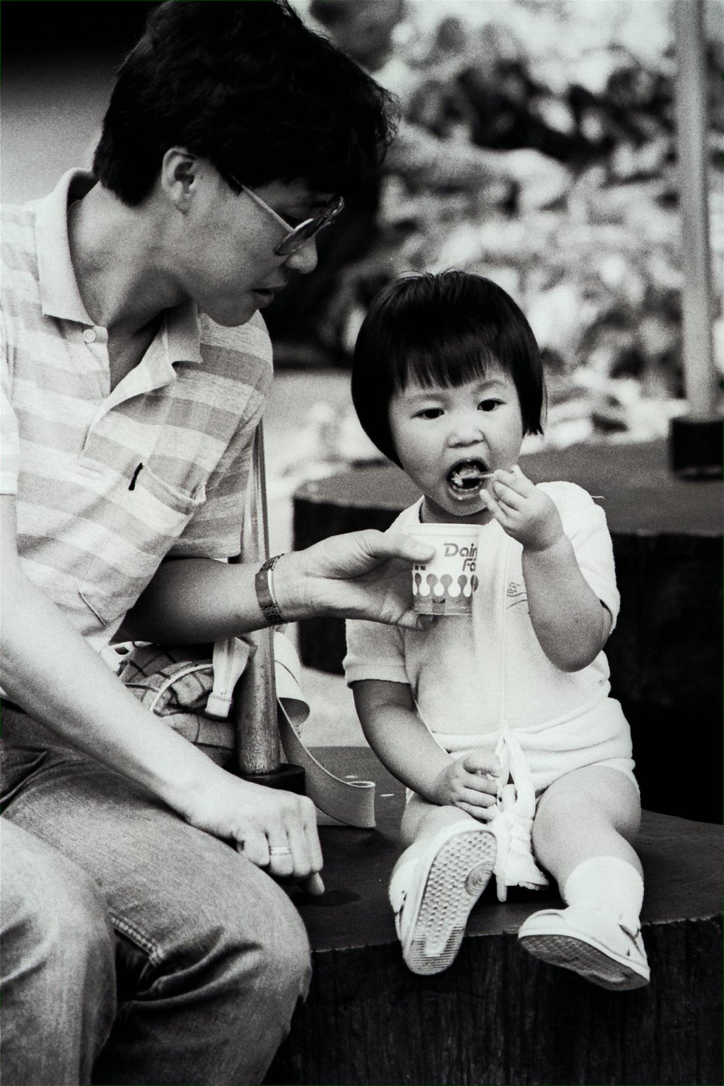 An ice-cream treat in 1985. Photo: SCMP Archives