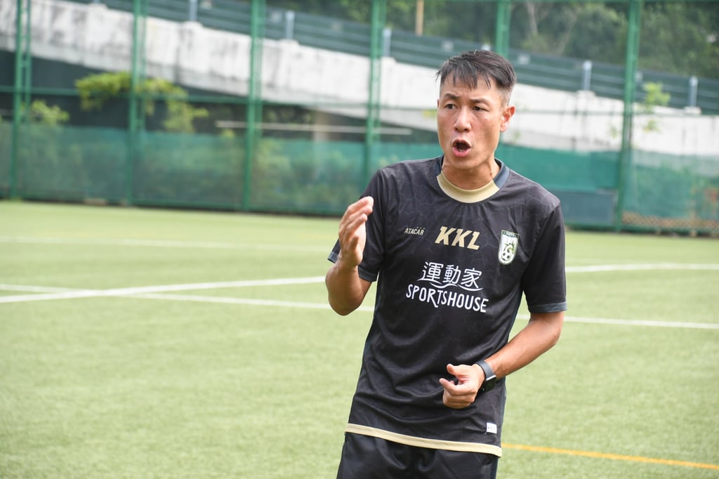 Kenneth Kwok coached women with no football background in TV’s Goal to Success. Photo: Chan Kin-wa