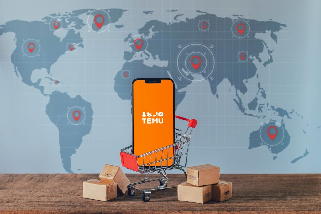 The Temu app icon is seen on an iPhone in a shopping cart in this arranged illustration. Photo: Shutterstock Images The Temu app icon is seen on an iPhone in a shopping cart in this arranged illustration. Photo: Shutterstock Images