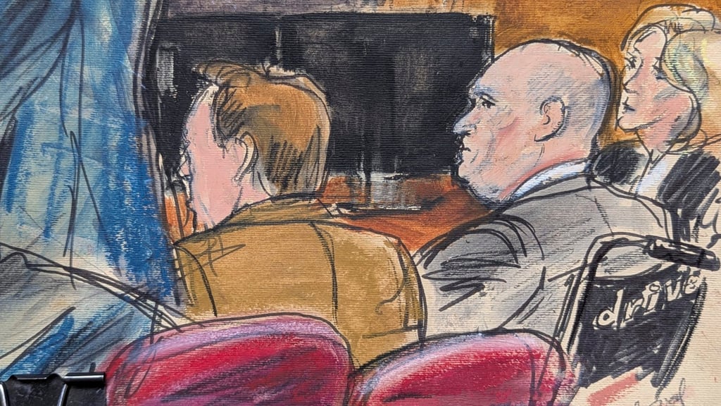 Harvey Weinstein in a courtroom sketch. Image: Elizabeth Williams via AP Harvey Weinstein in a courtroom sketch. Image: Elizabeth Williams via AP