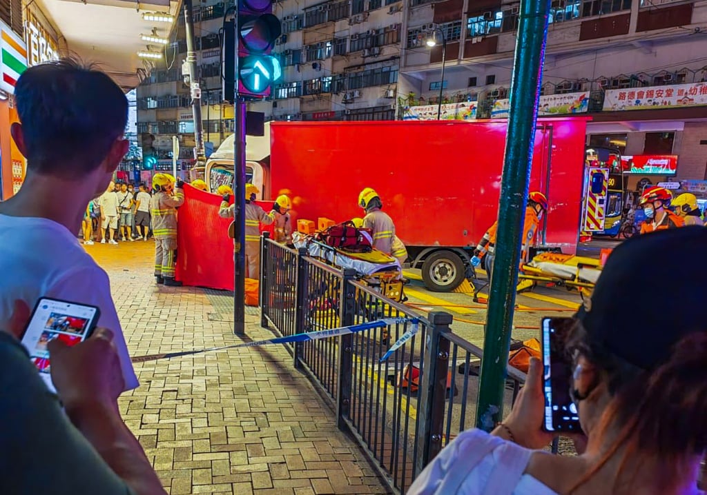 The driver and passenger have been taken to hospital after sustaining injuries during the incident. Photo: Handout The driver and passenger have been taken to hospital after sustaining injuries during the incident. Photo: Handout