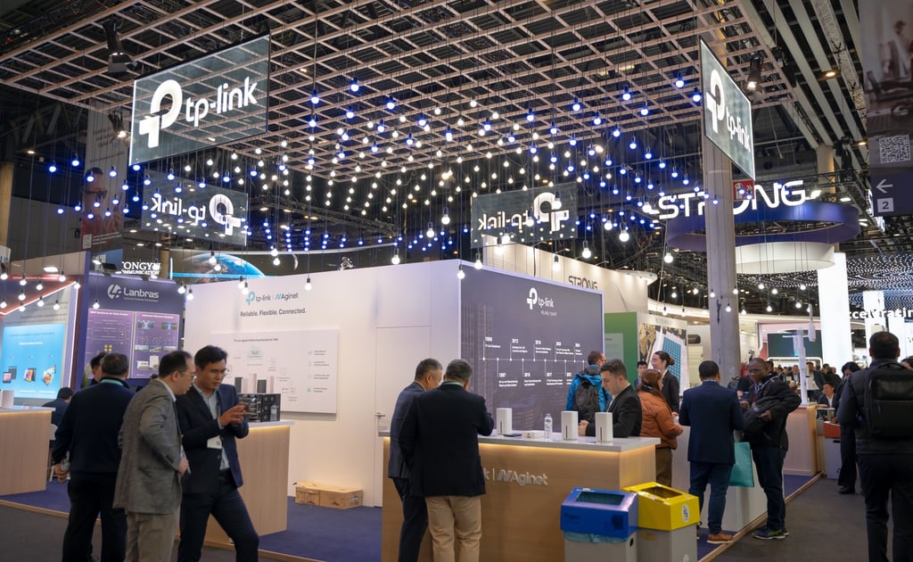 TP-Link’s booth at Mobile World Congress in Barcelona, Spain, on March 3. Photo: Shutterstock TP-Link’s booth at Mobile World Congress in Barcelona, Spain, on March 3. Photo: Shutterstock