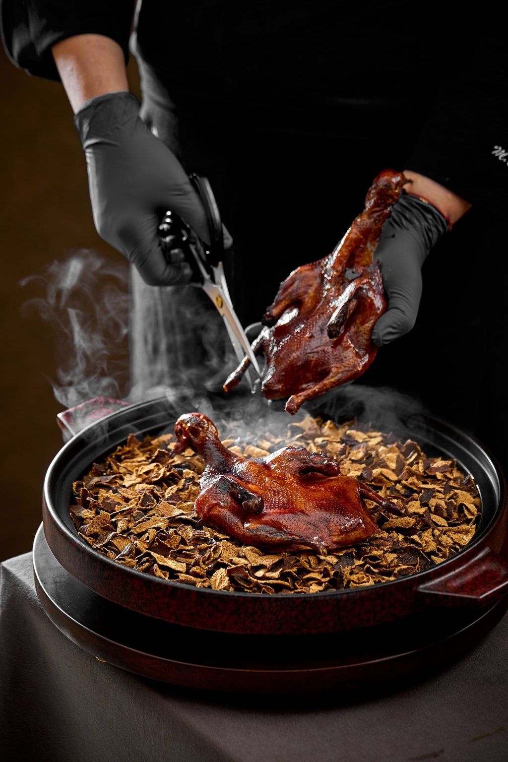Roasted squab flavoured with aged tangerine peel. Photo: courtesy China Tang Landmark