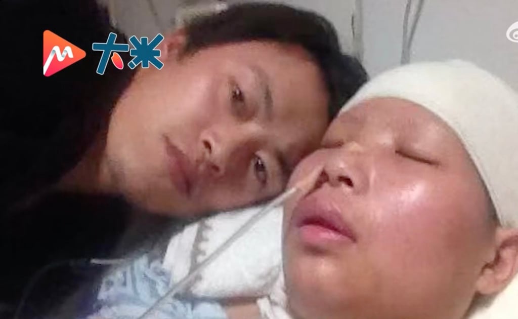 Li suffered severe damage to the left side of her brain, and the medical team informed Shen that even if they managed to save her life, she might end up in a vegetative state. Photo: Weibo Li suffered severe damage to the left side of her brain, and the medical team informed Shen that even if they managed to save her life, she might end up in a vegetative state. Photo: Weibo