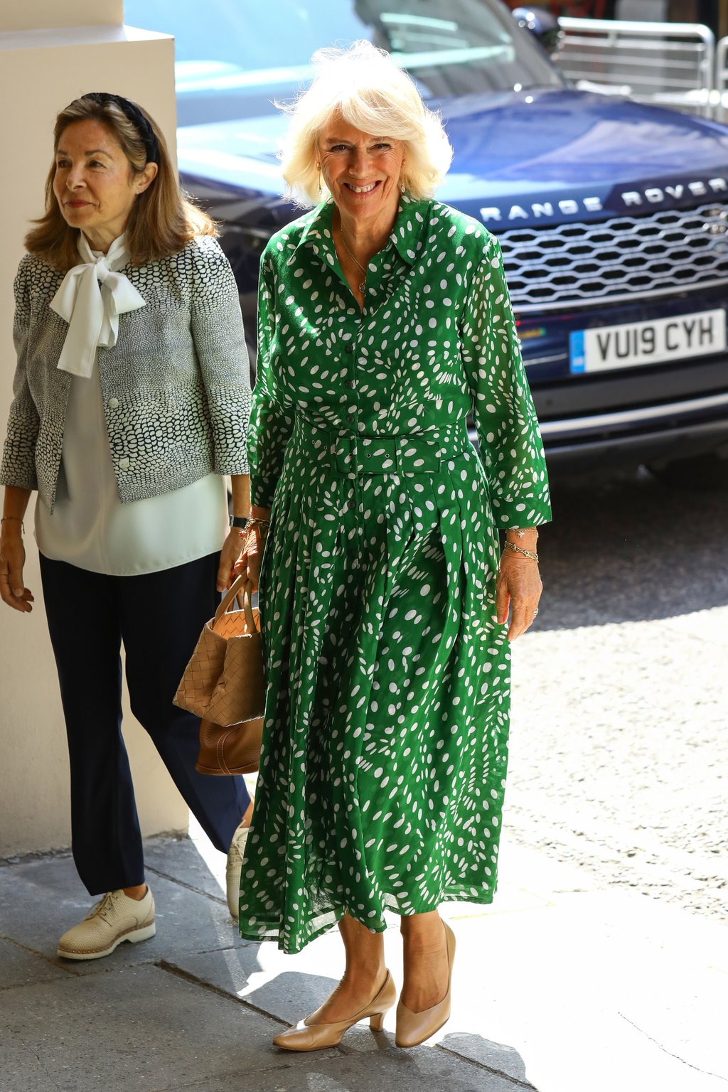 Queen Camilla (right) has talked about her struggle with bunions, helping to shed some light on a common yet poorly understood affliction. Photo: WPA Pool/Getty Images
