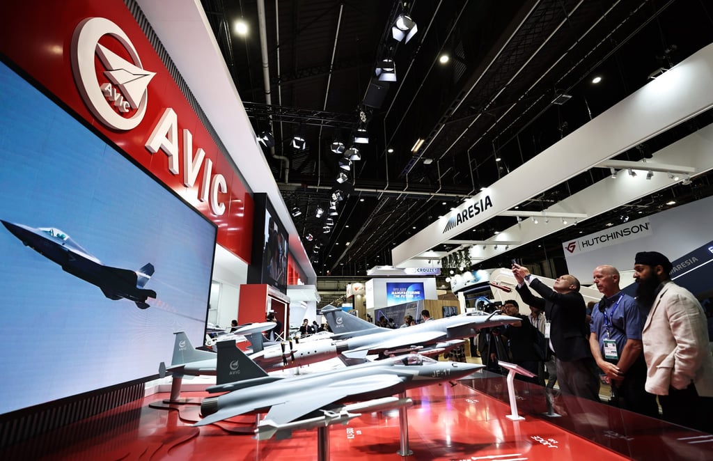 The number of Chinese suppliers attending the Paris Air Show has more than doubled for this year’s edition. Photo: Xinhua The number of Chinese suppliers attending the Paris Air Show has more than doubled for this year’s edition. Photo: Xinhua