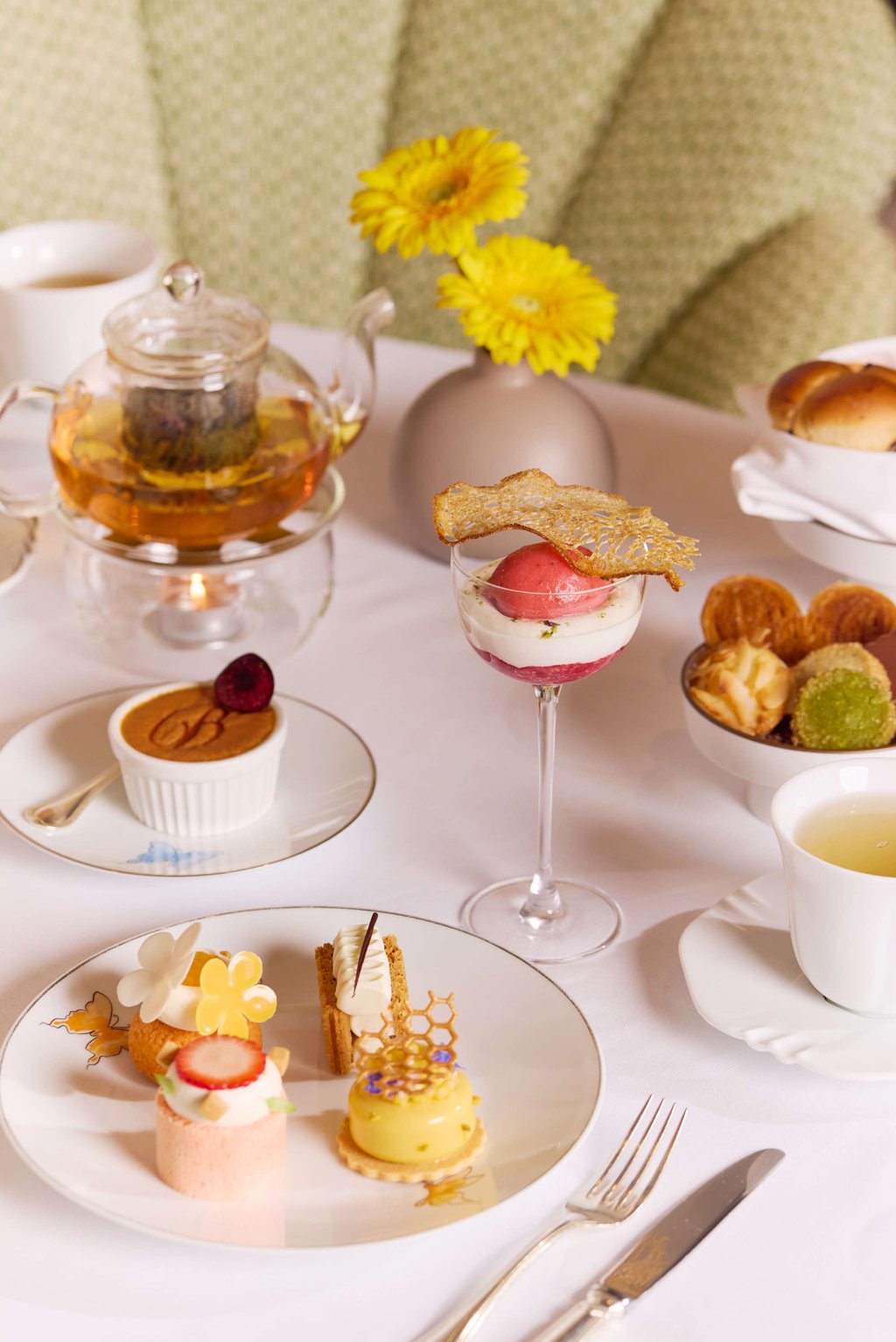 Items from The Butterfly Room’s afternoon tea set, which La Liste named the world’s joint best in 2025. Photo: Rosewood Hong Kong Items from The Butterfly Room’s afternoon tea set, which La Liste named the world’s joint best in 2025. Photo: Rosewood Hong Kong